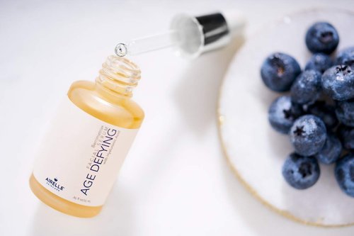 Airelle Age-Defying Facial Serum | Anti-Aging, Helps Reduce Wrinkles, Fine Lines, Crows Feet | Dermatologist Recommended | Hyaluronic Acid, Berrimatrix | Natural Ingredients | .85 Fl Oz