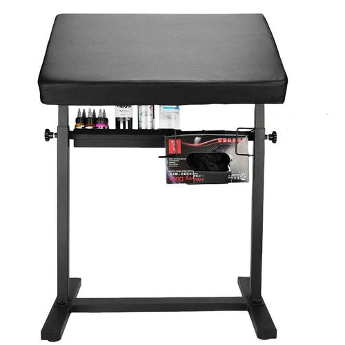 Tattoo Armrest Height Adjustable Oversized Soft Tattoo Armrest for Tattoo Supplies (Black-Old Model)