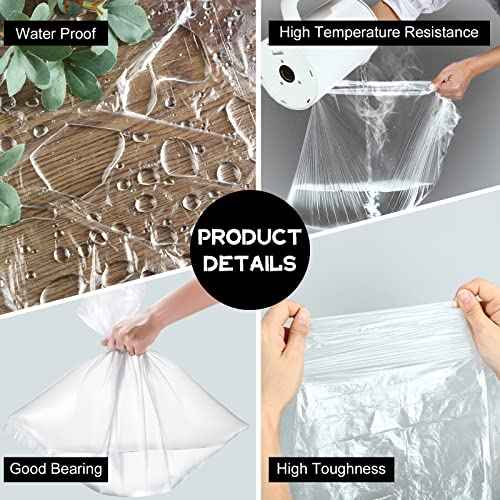 100 Pcs Disposable Foot Tub Liner Portable Bath Bags Plastic Pedicure Spa Bags Thin Large Foot Bath Liners Disposable Spa Hotel Home Use, 25 x 23 Inches