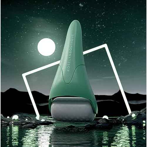 ROSELYNBOUTIQUE Ice Roller for Face Wrinkles Fine Lines Puffiness Stick Massager Facial Skin Care Tools Self Care Gifts for Men Women (Green)