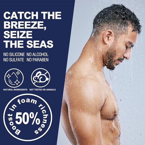 Body & Earth Mens Gift Sets 3pcs Mens Body Wash With Fresh Ocean Scent Travel Size Toiletries For Birthday Gifts For Men Christmas Gifts
