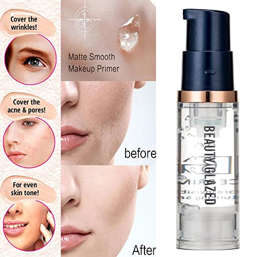 All in One Makeup Kit For Girls 12 Colors Naked Eyeshadow Palette, Nude Foundation Face Primer, Makeup Brush, Makeup Sponge, Eyebrow Soap Kit Brows Gel, Winged Eyeliner Stamp Makeup Set (SetA)