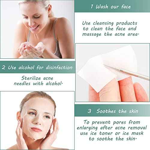 Blackhead Remover Tools, 16 PCS Pimple Popper Tool Kit, Acne Blackhead Tools for Blemish, 410 Premium Professional Stainless Acne Pimple Extractor Tool with Metal Box