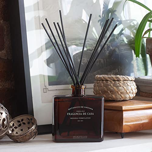 Archipelago Botanicals Botanico de Havana Diffuser, Includes Fragrance Oil, Decorative Wooden Cap and 10 Diffuser Reeds, Perfect for Home D?cor (7.85 fl oz)