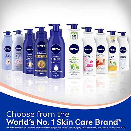 Nivea Natural Glow Cell Repair Body Lotion | With SPF 15 and 50X Vitamin C | 13.52 Fl Oz | Pack of 1