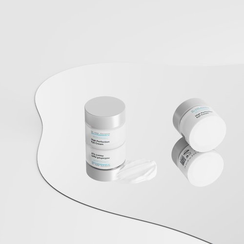 Schrammek High Perfection Eye Cream (0.5 fl oz) - Eye Care Product - Reduces Lines & Shadows Under the Eyes - Caffeine Eye Cream - Skin Care - Dr