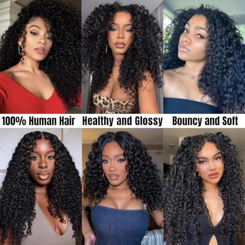 Burmese Curly Human Hair Bundles 26 Inch Deep Wave 1 Bundle 100% Unprocessed Burmese Raw Real Human Hair Bundles With Spiral Curly End Natural Color for Women