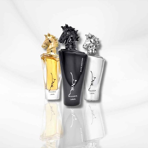 Lattafa Maahir Trio – Premium Eau de Parfum Set (100ml Each)