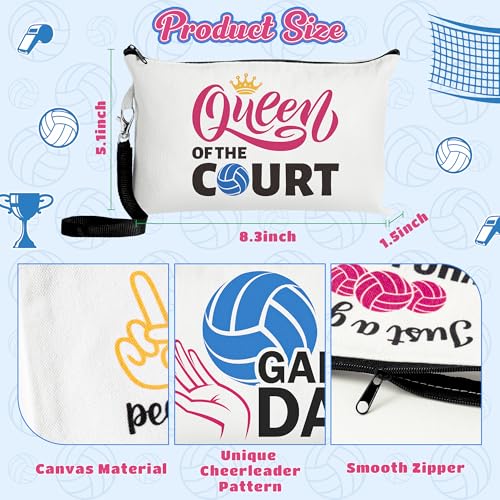 R HORSE 9Pcs Sport Makeup Bag Gifts for Women Girls, Ladies Sport Cosmetic Bags Sport Accessories Canvas Toiletry Bag Makeup Pouch Organizer Women Player Gift for Mother¡¯s Day Birthday