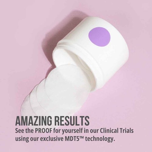 Exfoliating Glycolic Acid Pads | Anti-Aging, Smoothing, Resurfacing | Somme Institute Transport Alcohol-Free Brightening for Gentle Dirt Removal and Pore Cleansing | 50 Ct.