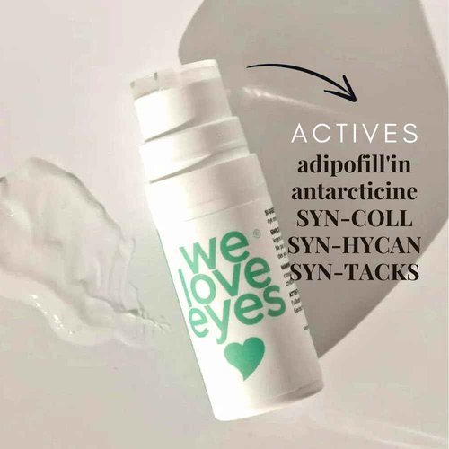 We Love Eyes - Shrubtox® - Active Hyaluronic Eye Glass gel with 5 collagen boosting actives - Improves fine lines and wrinkles