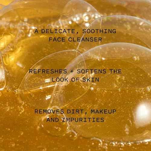 Keys Soulcare Golden Cleanser, Foaming Face Wash Gently Removes Dirt, Makeup & Impurities, Soothes Skin with Manuka Honey, Cruelty-Free, Calming Scent