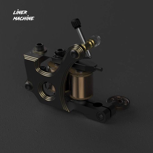 STIGMA Tattoo Machine CNC Carved from Italy Handmade Tattoo Coil Machine Gun 10 Wrap Coils for Liner M320