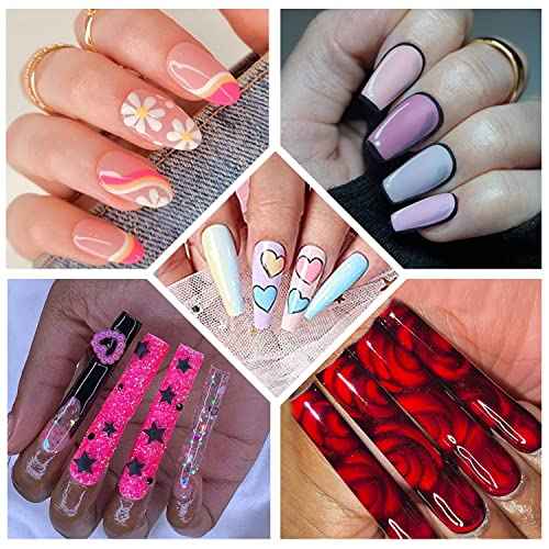 Silicone Practice Fingers for Acrylic Nails, Bendable Nail Training Finger Soft Silicone Fake Finger to Practice Fake Nails, Flexible Nail Practice Fingers Hand for DIY Nails