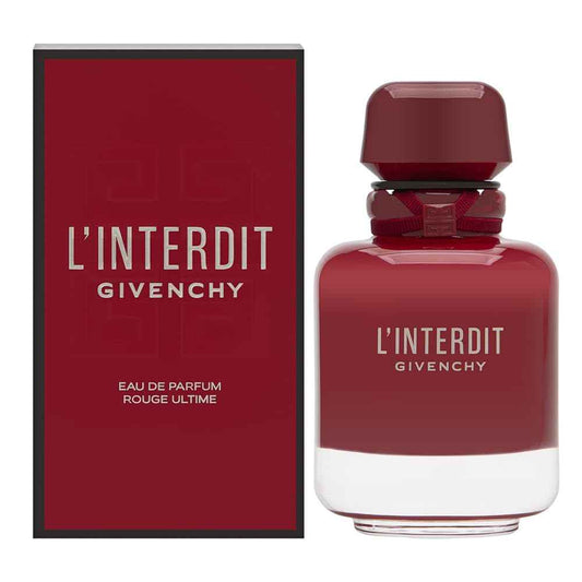Givenchy L'interdit Rouge Ultime Eau De Parfum Spray for Women, 2.7 Ounce