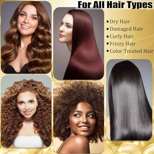 Collagen Hair Mask & Keratin Hair Mask for Damaged Hair,Keratin Hair Treatment,Repair Deep Conditioner for Dry Hair,Vitamin E Natural Hydrating Hair Mask with Argan Oil All Hair Type,Hair Care Gifts