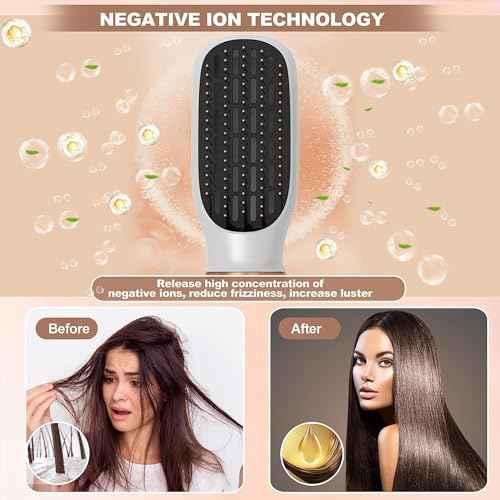 6 in 1 Blow Dryer Brush, Detachable Hair Dryer Brush Air Curler Air Styler Wrap, Curly Twist Hot Curling Iron, Blow Dryer Hot Styler Negative Ion, Travel Hair Styling Tool