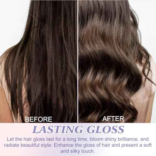 Leixu 40Pcs Scented hair oil Perfume & Hair Oil 2-in-1, Avocado & Camellia Nourishment for Frizzy, Mini Scented hair oil for Women, Hair Perfume Oil Set for Restore Dry, Frizzy and Damaged Hair