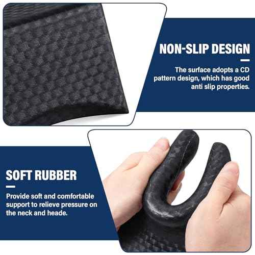 Shampoo Bowl Neck Rest, Salon Soft Silicon Neck Cushion Head Rest for Wash Basin, Professional Hair Spa Neck Support Shampoo Neckrest for Sink at Home Salon Barbershop Hair Washing Pillow