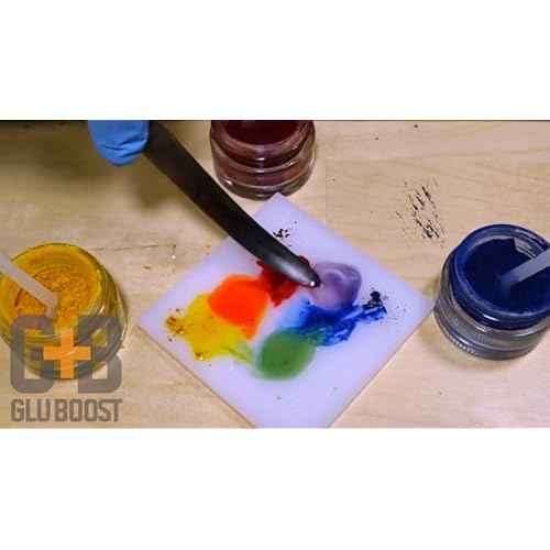 GluBoost MasterTint Jars ? Long-Lasting Color Additives for Perfect Color Matching ? Works with MasterGlu & Fill n¡¯ Finish Pro ? No Solvent Needed - Red