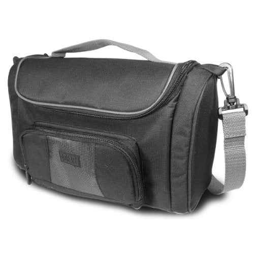 USA GEAR Professional Tattoo Gun Kit Case - Strong Exterior, Adjustable Dividers - Holds Tattoo Ink Set, Machine, Needle Pen, Power Supply, & More Supplies and Equipment - Compact Case Only