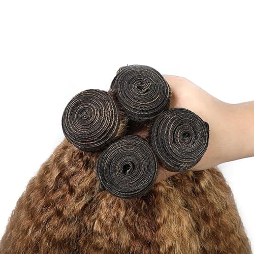 P427 Highlight Blonde Bundles Human Hair Brown Kinky Straight 3 Bundles 22 22 22 Inch Unprocessed Brazilian Virgin Remy Honey Blonde Bundle Human Hair Extensions