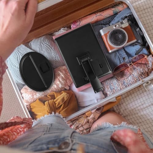 Lighted Makeup Mirror with Lights 16 Led Vanity Makeup Mirror with Adjustable Brightness and 180 Degree Rotation Touch Screen Dual Power Supply Gifts for Teens Girls Women