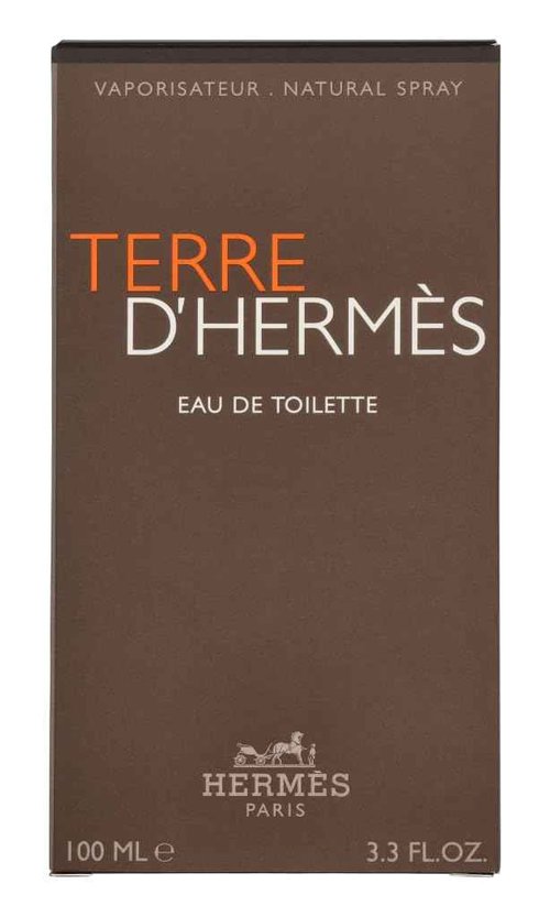 Terre D' Hermes Eau De Toilette Spray for Men by Hermes - 3.3 oz / 100 ml