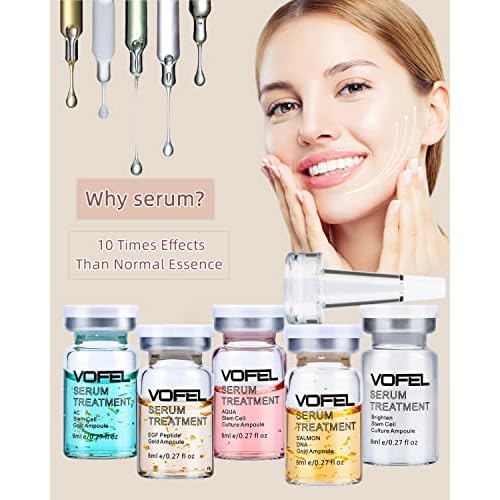 BB Glow Starter Kit BB Glow Serum for Microneedling Serum Ampoule Skin Treatment Kit 0.27oz 12 Vials
