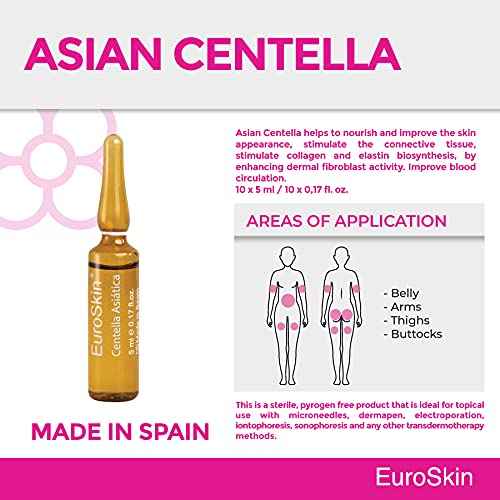 MEDIDERMIK ASIAN CENTELLA. Helps to nourish and improve the skin appearance. Aestheticians' favorite liquid ampoules. 20 Ampoules x 5 ml (100 ml/ 3.38 fl oz)