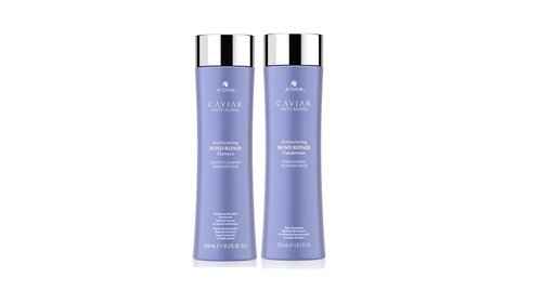 Alterna Caviar Anti-Aging Restructuring Bond Repair Shampoo and Conditioner Standard Set, 8.5oz each | Rebuilds & Strengthens Damaged Hair | Sulfate Free