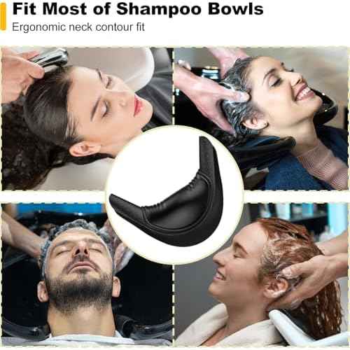 AISEELY Shampoo Bowl Neck Rest for Salon, Salon Shampoo Neck Rest Cushion, Professional Shampoo Bowl Neck Cushion, Silicone Salon Sink Neck Rest for Wash Basin Hair Washing Tray for Sink at Home