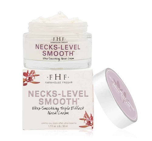 FarmHouse Fresh Neck Cream, Hyaluronic Acid, Moisturizer. Hydrating Neck Cream, Necks-Level Smooth Ultra-Smoothing Triple Effect Neck Cream