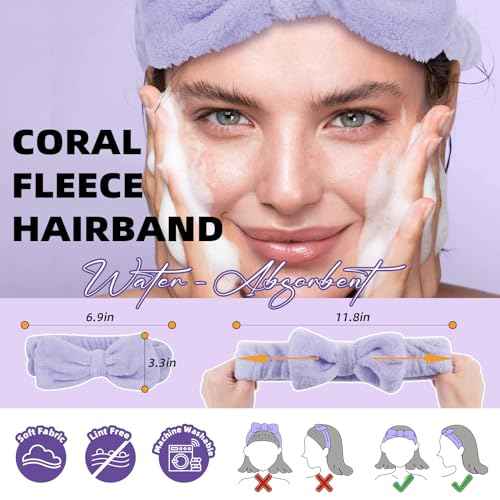 Lash Shampoo Kit Lash Cleaning Kit 50ML Lash Bath Kit Lash Wash for Eyelash Extensions Lash Remover Mascara Brush with Hairband Portable Eyelash Cleanser for Home Use (50ML Shampoo Kit)