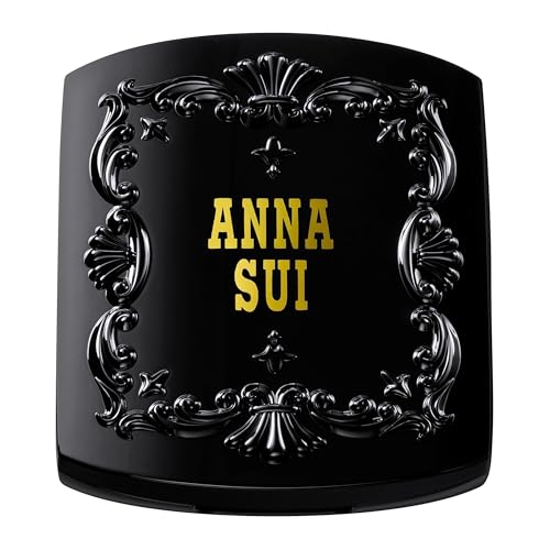 ANNA SUI Rose Pressed Powder - Creates Silky Smooth Finish with Rich Radiance - Ultimate Coverage - Long-Lasting - 200 Purple - 0.49 oz.