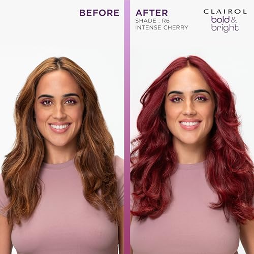 Clairol Bold & Bright Permanent Hair Dye, V3 Intense Passion Plum Hair Color, Pack of 1