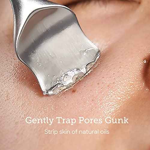 LitBear Pore Prep Tool, Blackhead Remover Pimple Popper Tool Kit, Stainless Steel Blackhead Extractions Tool for Acne, Whitehead Popping, Blemish, Comedone, Black