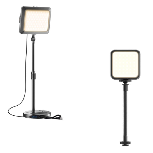 Zoom Light + Cold Shoe Light with Gooseneck