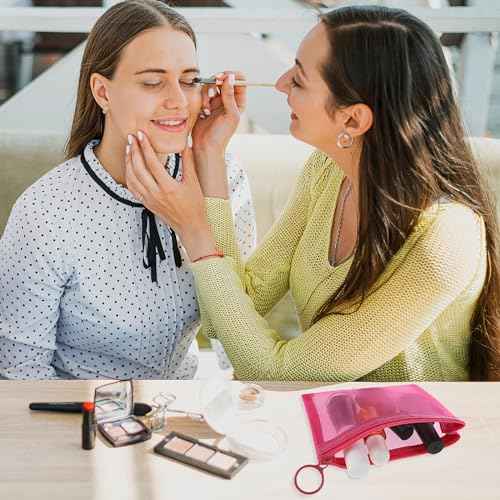 5 Pcs Mesh Zipper Pouch Bags, Small Makeup Bag for Purse Mini Zipper Mesh Bags Cosmetic Travel Toiletry Bag for Daily Toiletries Office Supplies & Cosmetics Travel Accessories