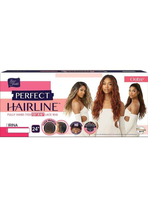 Outre Lace Front Wig - Perfect Hair Line 13X6 - Irina (OFF BLACK 1B)