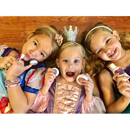 Luna Star Naturals Klee Kids Deluxe Play Makeup Kit. Gentle and Non-Toxic. Made in USA. (Pink Bubble Fairy)