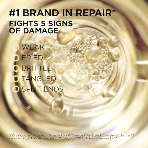 L'Oreal Paris Elvive Total Repair 5 Repairing Shampoo and Conditioner for Damaged Hair, 28 Ounce (Set of 2)(Packaging May Vary)