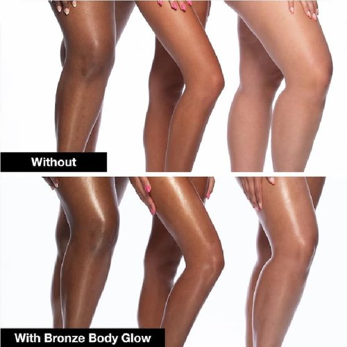 NAPH iNNBEAUTY PROJECT Bronze Body Glow Transfer-Resistant Luminous Body Oil with Guarana & Green Coffee (2.7 oz/ 80 ml) + Bonus Acne Patch (36 Pieces)