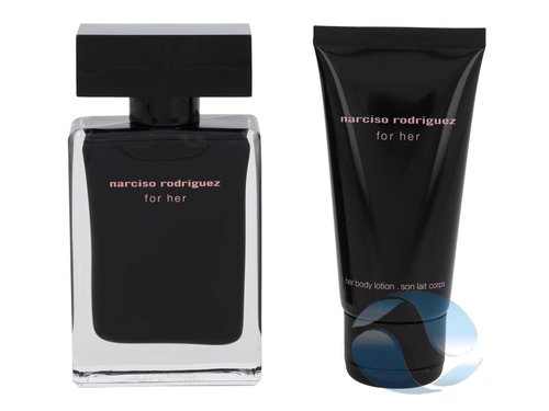 NARCISO RODRIGUEZ FOR HER GIFT SET 1.6 OZ EDT SPRAY + 1.6 OZ BODY LOTION