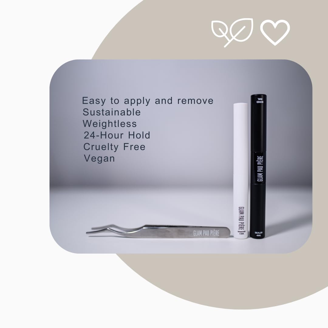 GLAM PAU PIERE DIY EYELASH EXTENSIONS