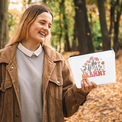 Grammy Gift Ideas Grandma Gifts Cosmetic Bag Gifts for Grandma Women Granny Gigi Makeup Bag Travel Organizer Grandmother Gifts Grammy Appreciation Gifts Mothers Day Retirement Grandma Birthday Gifts