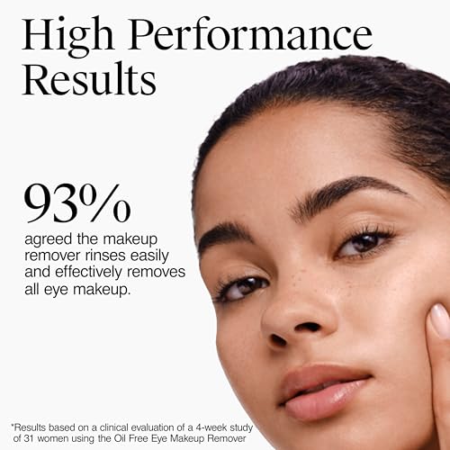 Neutrogena Oil-Free Eye Makeup Remover & Cleanser, Gentle & Non-Greasy Makeup Remover for Waterproof Mascara, 8 fl. Oz, 2 Pack