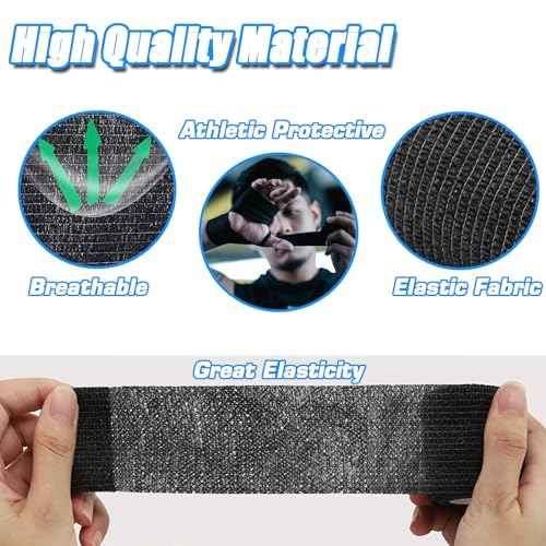 200 Pcs Tattoo Machine Covers & 12 Rolls Grip Tape - Large Disposable Pen Sleeves 2.56x7.08 Inch, Anti-Slip Vibration Control for Tattoo Artists