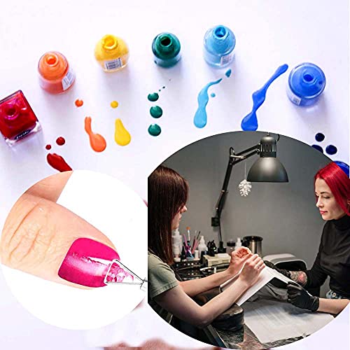 6 PCS Cuticle Pusher and Cutter Remover Stainless Nail Polish Peeler Scraper Durable Manicure and Pedicure Cleaner Tool - Professional & Durable