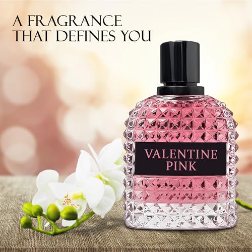 Perfume Couple Set Valent Milano & Pink,Long Lasting Sweet Scent for Women/Men Fragrance 2x100ML